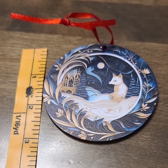 Holiday Ornament Set with Red Ribbon - Picture 5 of 5